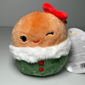 Squishmallows Gina the Gingerbread Stuffed Plush 4"